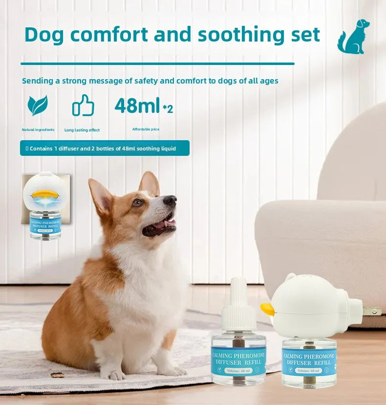 Pawsli™ Pet Calming Diffuser & Soothing Spray Set for Dogs & Cats