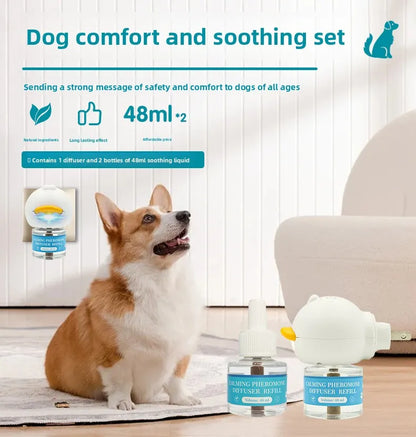 Pawsli™ Pet Calming Diffuser & Soothing Spray Set for Dogs & Cats